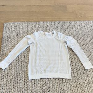 lululemon athletica White Long Sleeve Top
